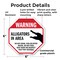 Signmission Warning Alligators in Area Do Not S, 6 Inch X 6 Inch, Plastic Sign OC-P-6-339 - alternate 7