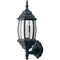 Home Impressions Black Incandescent Type A or B Outdoor Wall Light Fixture, 2PK IOL73TBK - alternate 3