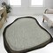 Jonathan Y Wyatt Modern Rustic Abstract Gray/Black 6 ft. x 9 ft. Indoor/Outdoor Shaped Area Rug SHP200C-6 - alternate 7