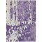 Homeroots 5' X 8' Purple And Ivory Abstract Washable Indoor Outdoor Area Rug 613369 - alternate 6