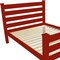 Homeroots Red Solid Wood Queen Bed Frame 548169 - alternate 7