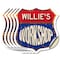 Signmission Willie's Workshop, 4 inch X 4 inch, Vinyl Decal, 5PK SHI-D-5PACK-4-489-WILLIE - alternate 1