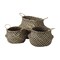 Homeroots 20" Brown Water Hyacinth Basket 609421 - alternate 9