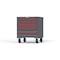 Strong Hold 7 drawer cabinet - (5x 2in, 2x 4in) - Red accents - Keyed Different S3036-PCDAS-0701DS - alternate 3
