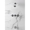 Kingston Brass Triple-Handle Tub and Shower Faucet, Polished Chrome KBX8131KPS - alternate 4