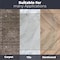Fab Glass And Mirror Glass Office Chair Mat | 45in x53in Flat Polished Edge Heavy Duty Glass Mat for Hard Floors CM45X53RCF-CL - alternate 7