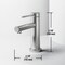 Vigo Jewel Single Handle Single-Hole Bathroom Faucet in Brushed Nickel VG01055BN - alternate 6