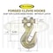Tie 4 Safe G70 5/16'' Clevis Grab Hooks Tow Chain Hook Flatbed Truck Trailer Tie Down, 2PK FH406-516-2 - alternate 3