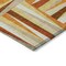 Homeroots 3' X 5' Orange Ivory And Copper Geometric Washable Indoor Outdoor Area Rug 598286 - alternate 8