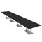 Skutchi Designs Rectangle Conference Table With Power Unit, 48 in W, 264 in L, Black HAR-REC-48X264-DOU-U999ST19-NA - alternate 1