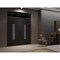 Vdomdoors Front Exterior Prehung Aluminum Double Doors Ronex1477 Black Enamel Top Transom Mirrored Clear RONEX1477DEXD-BLK-W72xH80+16-LH-O - alternate 3