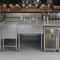Amgood 24 in. x 18 in. Stainless Steel Underbar Drainboard AMG UD-1824-Z - alternate 9