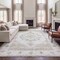 Jonathan Y Eleanor Vintage Medallion Border Non-Slip Machine-Washable Cream/Beige 4 ft. x 6 ft. Area Rug VOR100F-4 - alternate 8