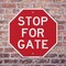 Signmission Stop For Gate, 10 inch X 10 inch, Aluminum Metal Signs, 5PK OC-A-5Pack-10-286 - alternate 5