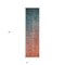 Homeroots 8' Runner Gray and Red Orange Ombre Washable Non Skid Indoor Outdoor Runner Rug 563728 - alternate 7