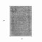 Homeroots 3' X 5' Gray And Beige Abstract Washable Indoor Outdoor Area Rug 616010 - alternate 8