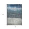 Homeroots 9' X 12' Blue And Gray Abstract Washable Indoor Outdoor Area Rug 632045 - alternate 9