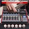 Pyle Pyle Professional Wireless DJ Audio Mixer, 8-Channel Bluetooth, USB, 6 Mic Inputs, 48V Phantom Power PMX848BT - alternate 4