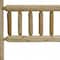 Homeroots Natural Light Honey Finish Cedar Log Queen Headboard 370322 - alternate 4