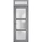 Vdomdoors Front Exterior Prehung FiberGlass Door Frosted Glass / Manux 8552 Grey Ash / Sidelight Exterior Win MANUX8552EXD-SS-W36+12 x H80-Left-hand Inswing - alternate 3