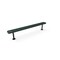 Mytcoat 8ft Outdoor Bench without Back, Surface Mount, Green, Punched Steel, Textured Coating 804352 - alternate 1
