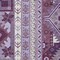 Homeroots 8' X 10' Purple Lavender And Ivory Aztec Washable Indoor Outdoor Area Rug 598499 - alternate 8