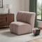 Homeroots 42" Beige Velvet Modular Sofa 573988 - alternate 8