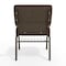 Flash Furniture Hercules Church Chair, Brown Back, 21-1/4 in W 25" L 33" H, Fabric Seat FD-CH0221-4-GV-S0819-BAS-GG - alternate 9
