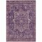 Homeroots 8' X 10' Eggplant Medallion Washable Indoor Outdoor Area Rug 608013 - alternate 8