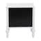 Baxton Studio Callison Spindle Nightstand - 2-Drawer Bedside Table with Turned Accents for Bedroom, White 271-14737-ZORO - alternate 10