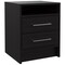 Homeroots 20" Wood Two Drawer Nightstand 453290 - alternate 1
