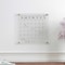 Martha Stewart Grayson Acrylic Dry Erase Wall Calendar w/Dry Erase Marker and Mntng Hrdwr, 14in. Sq, Clr w/Blk Prnt BR-AC-3636-BK-CLRBK-MS - alternate 9