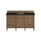 James Martin Vanities Brittany 60" Single Vanity, Pecan w/ 3 CM Phantome Eclos Top 655-V60S-PCN-3PHT - alternate 1