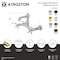 Kingston Brass Double-Handle Wall Mount Bathroom Faucet, Polished Nickel KS7256AX - alternate 4