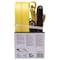 Prosource Tie-Down, 2 in W, 27 ft L, Polyester Webbing, Metal Ratchet, Yellow, 3333 lb, Steel End Fitting FH64066 - alternate 4