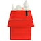 Gibson Peanuts Classic Snoopy Dog House Durastone 11.2in Cooke Jar in Red 80625.01RR - alternate 7