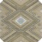 Homeroots 8' Beige Gray And Ivory Round Tribal Washable Indoor Outdoor Area Rug 598090 - alternate 8