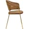 Leisuremod Bella Collection Modern Dining Chair in Brown, 2PK BC21BR2 - alternate 15