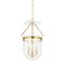 Hudson Valley Lighting Mark D. Sikes X Rousham 3 Light Lantern 12.75 In. Aged Brass MDS1601-AGB - alternate 1