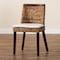 Bali & Pari Abbas Bohemian Seagrass and Dark Brown Wood Dining Chair 251-13909-ZORO - alternate 8