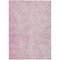 Homeroots 10' X 14' Pink And Ivory Abstract Washable Indoor Outdoor Area Rug 597045 - alternate 8