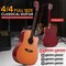 Pyle Steel String Acoustic Guitar Kit, 4/4 Full Size Cutaway All-Wood Guitarra Acustica with Premium PGSTGR007LB - alternate 5