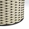 Happimess Harper Modern 4.13-Gallon 2-Tone Faux Wicker Cylinder Outdoor Trash Can, Black/Cream HPM1101D - alternate 8