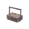 Homeroots 10" Brown Solid Wood Box 488027 - alternate 6