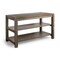 Homeroots Brown Solid Wood Kitchen Island With Two Tier Smooth Counter Top 380611 - alternate 7
