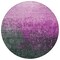 Homeroots 8' Blush And Dark Gray Round Ombre Washable Indoor Outdoor Area Rug 602859 - alternate 8
