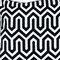 Homeroots 20" Black Geometric Cotton Throw Pillow 529286 - alternate 7