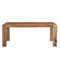 Homeroots 75" Brown Solid Wood Dining Table 565233 - alternate 1