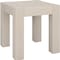 Homeroots 22" Alder White Wood Square End Table 544223 - alternate 8