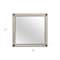 Homeroots 36" Black And Gold Faux Crystal And Wood Dresser Mount Framed Mirror 564629 - alternate 7